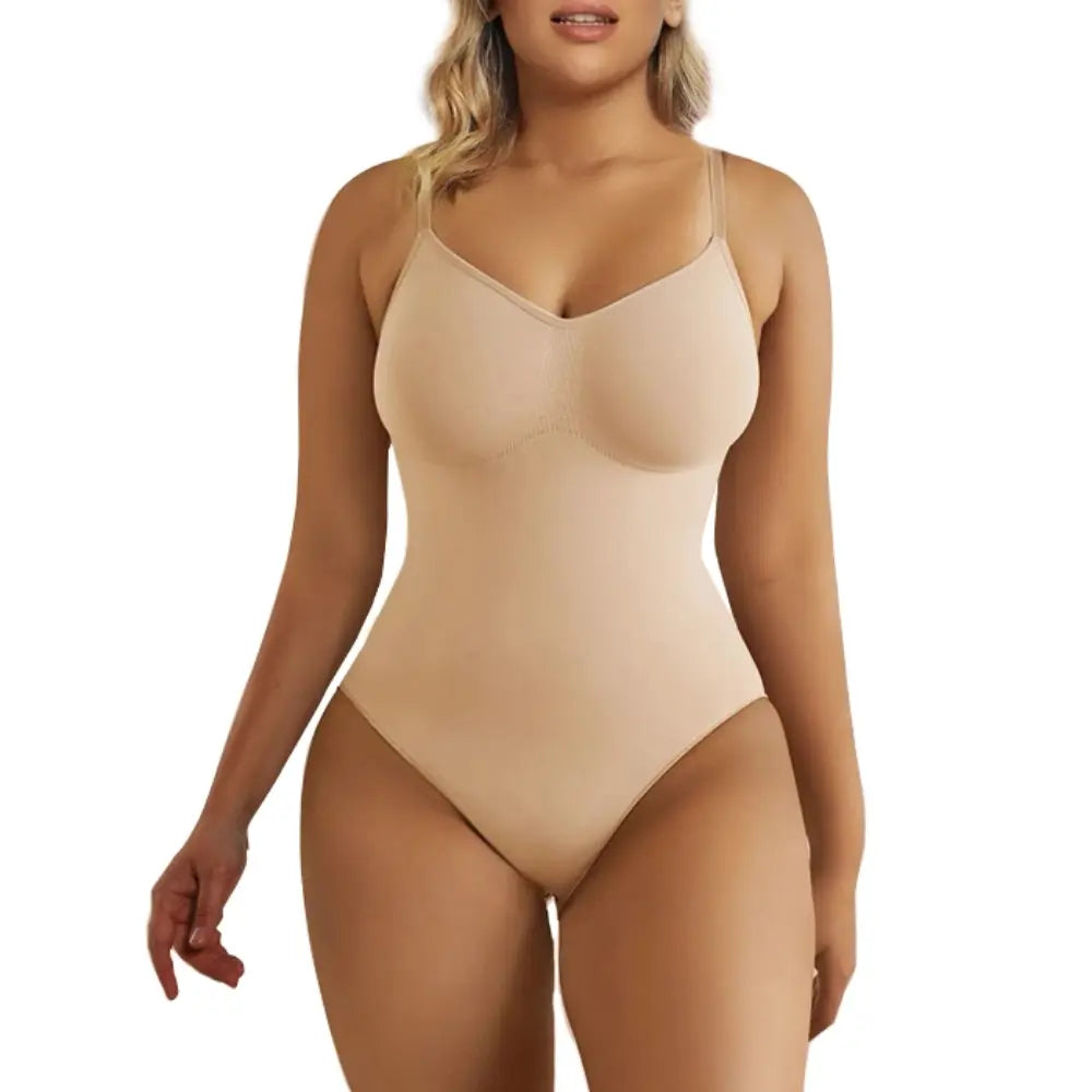 Nude SHAPERX Tummy Control Shapewear Seamless Thong