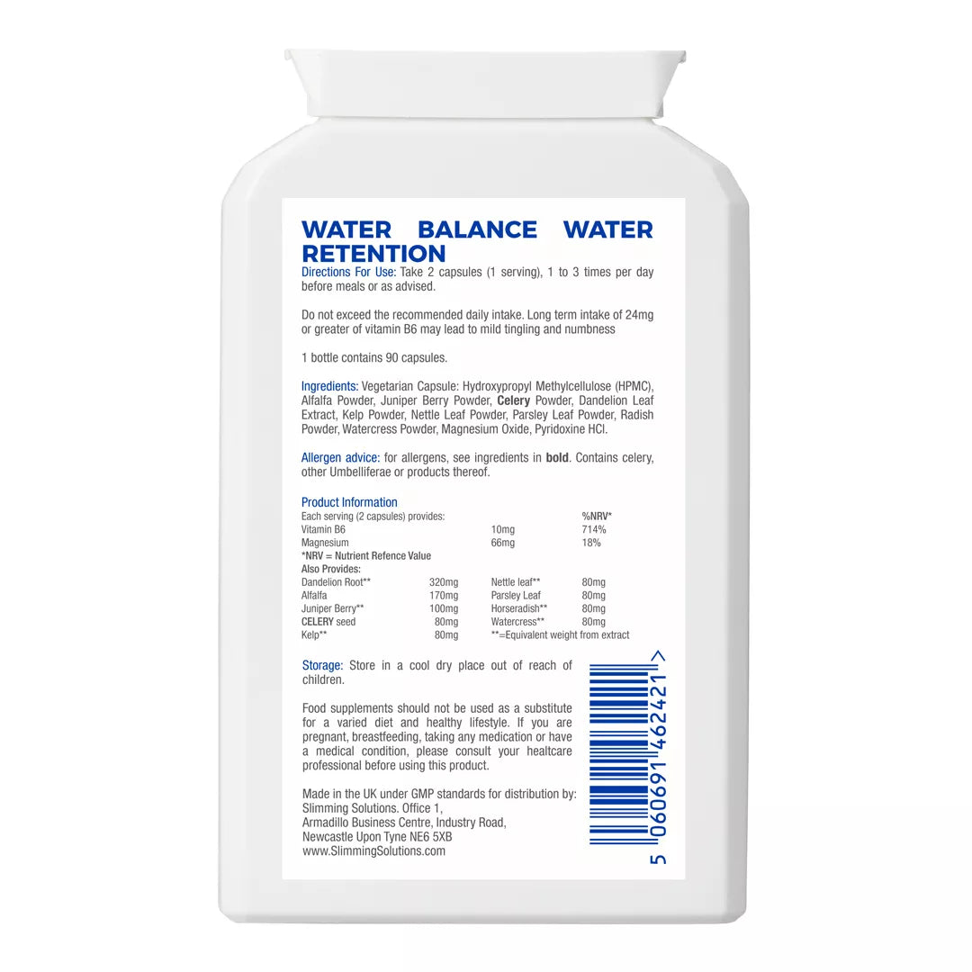 water retention tablets