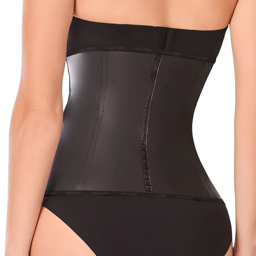 Classic Black 3 Hook Latex Waist Cincher by Ann Chery - 2021