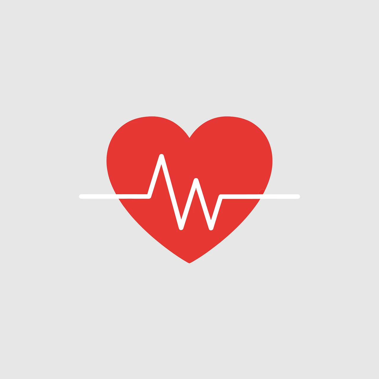 Heart cardio graphic