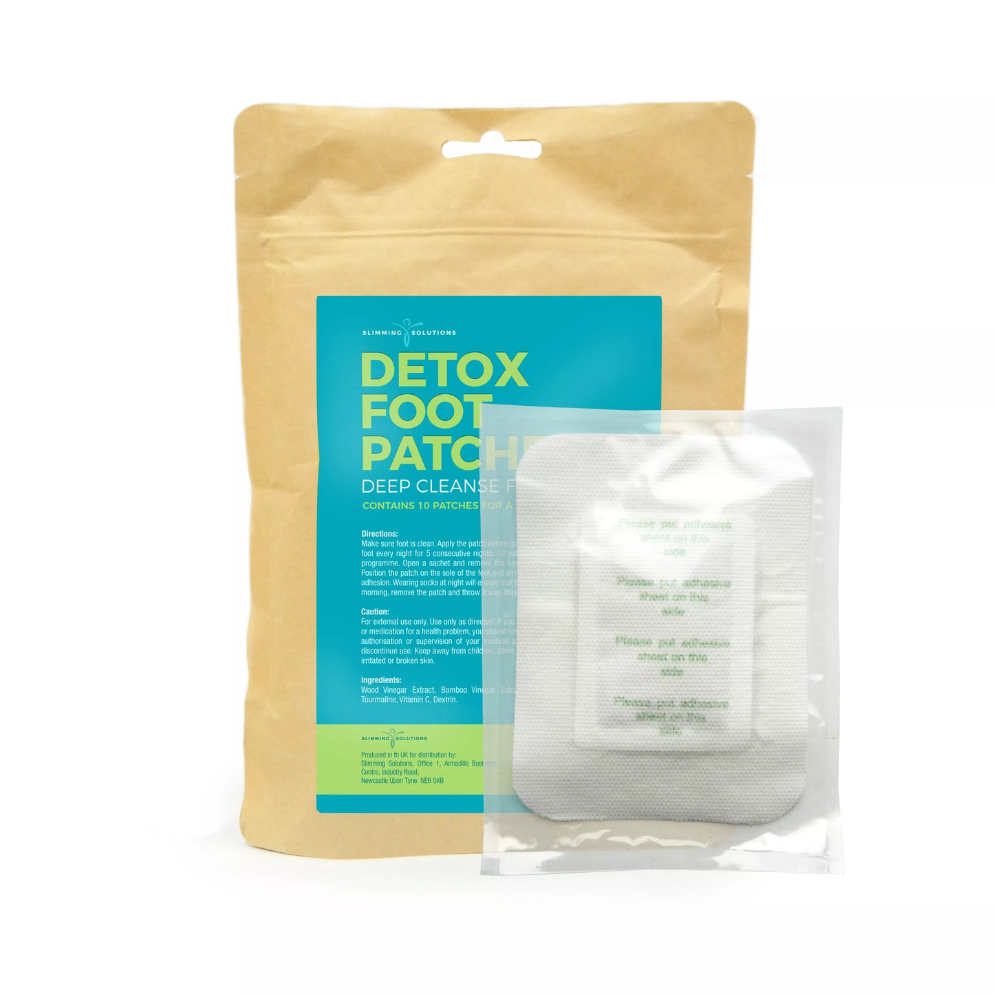 detox foot patch pouch and patch
