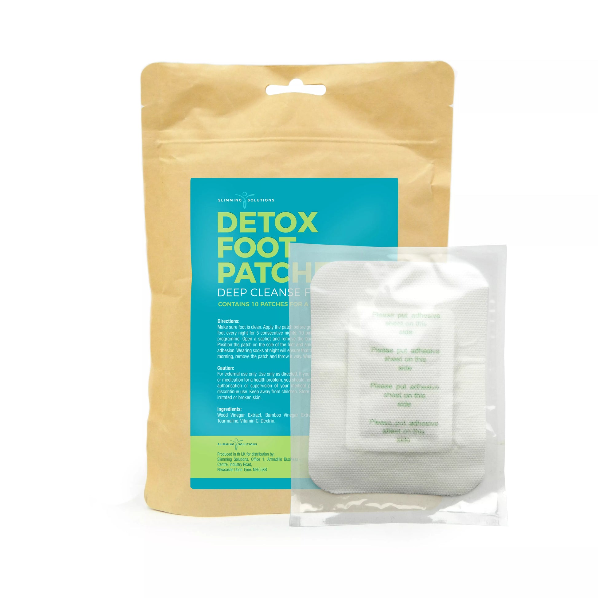 detox foot patch pouch and patch