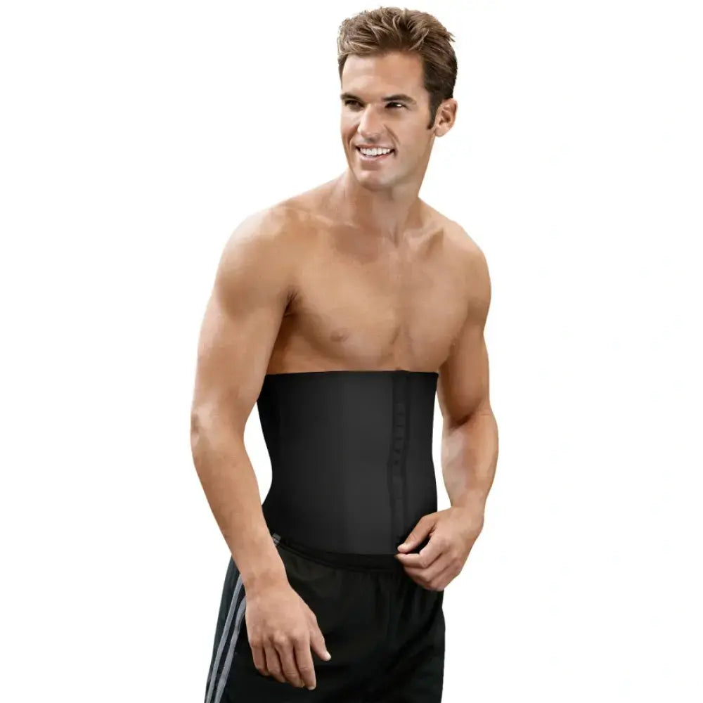 Mens black slimming corset