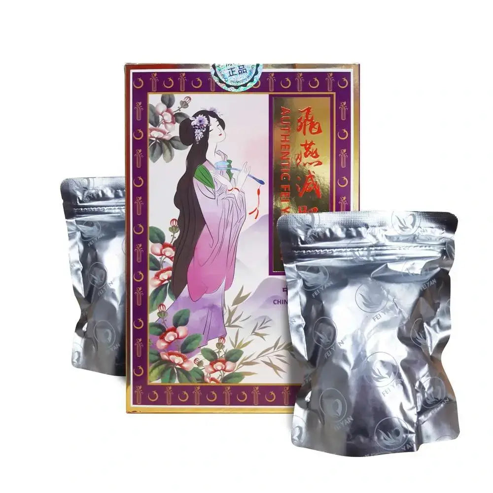 Fei Yan Diet Tea box and pouches for slimming