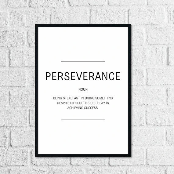 weight loss perserverance